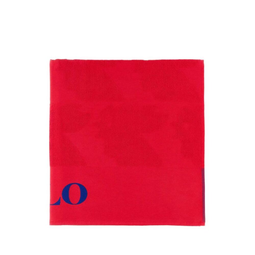 Gallo Men Red Terry Fabric Beach Towel